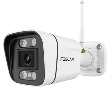 Foscam V5P, 3K/5MP Dual-Band WiFi buitencamera - Wit